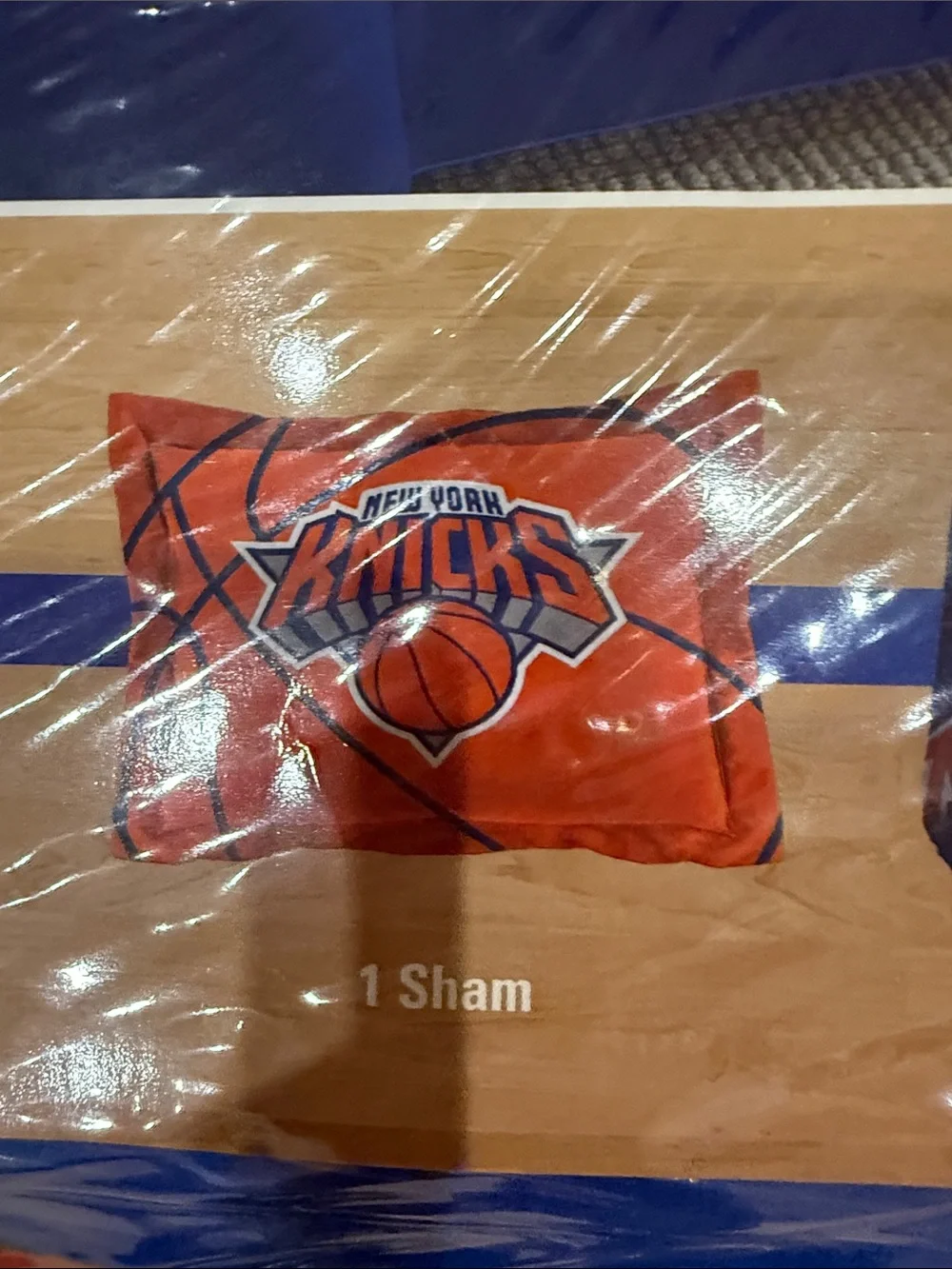 Northwest NBA Twin Comforter Set in Blue & Orange